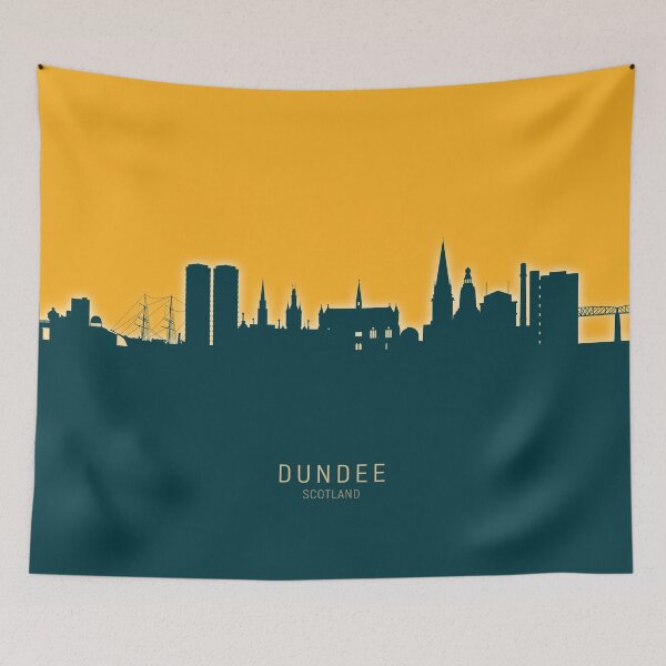 Item preview, Dundee Scotland Skyline designed and sold by ArtPrints.