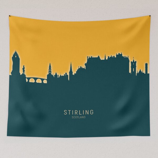 Item preview, Stirling Scotland Skyline designed and sold by ArtPrints.
