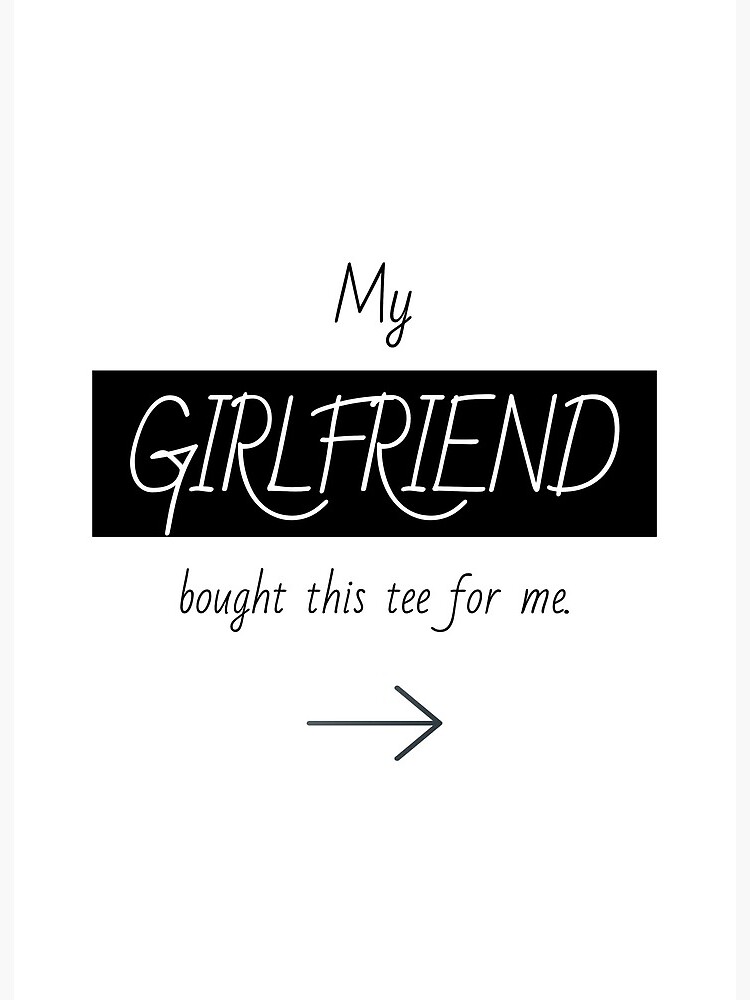 will you be my girlfriend. 1'th August Girl friend day | Art Board Print