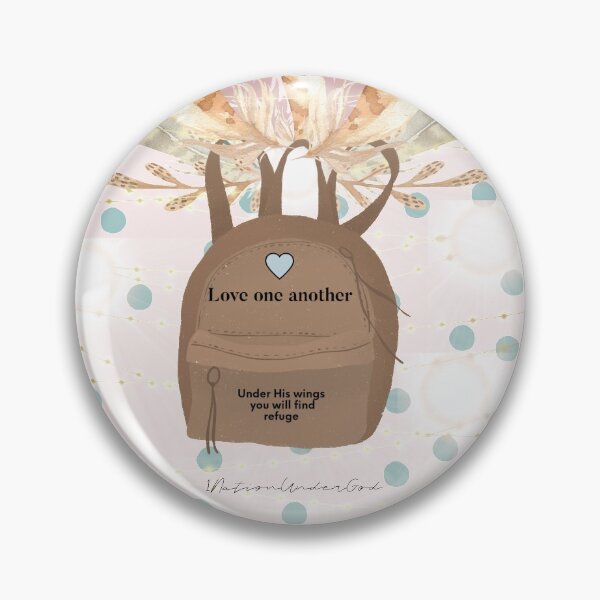 Item preview, Love One Another He Will Cover You With His Feathers designed and sold by 1NationUnderGod.