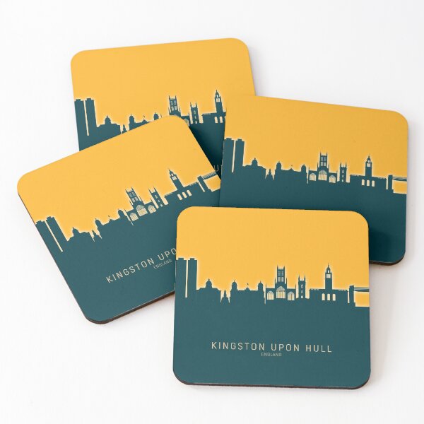 Item preview, Kingston upon Hull England Skyline designed and sold by ArtPrints.