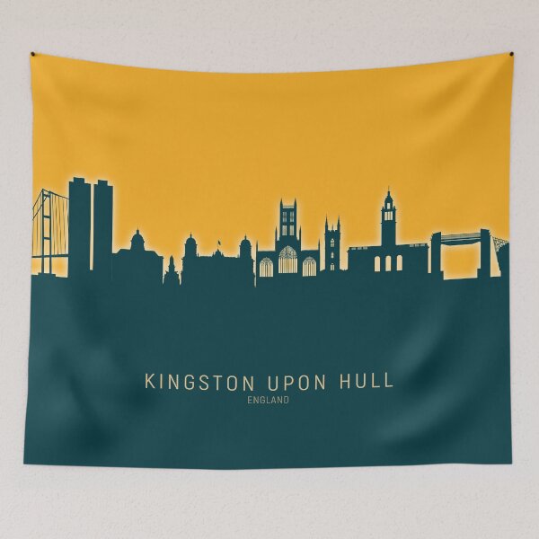 Item preview, Kingston upon Hull England Skyline designed and sold by ArtPrints.