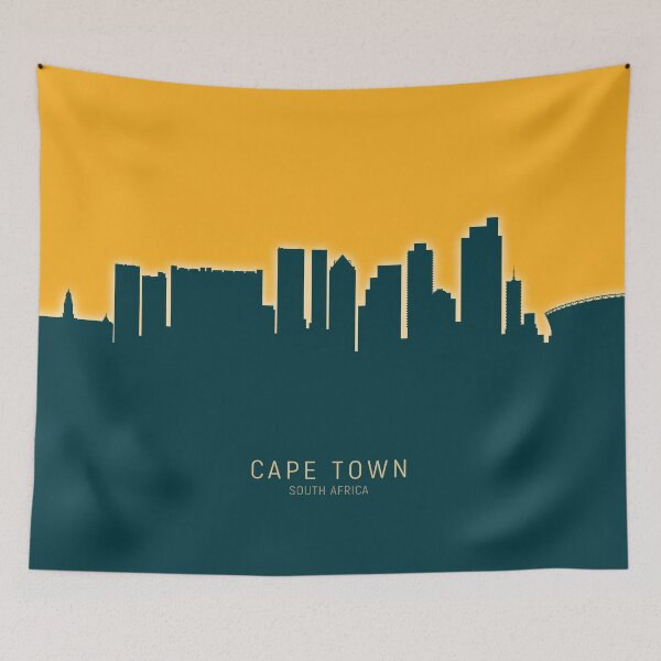 Item preview, Cape Town South Africa Skyline designed and sold by ArtPrints.