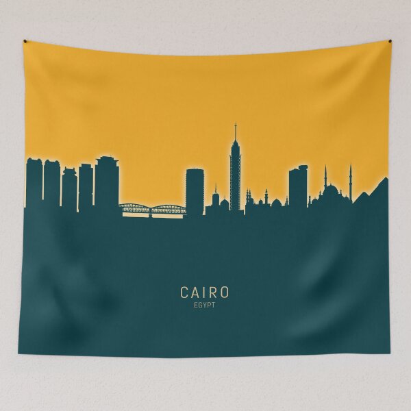 Item preview, Cairo Egypt Skyline designed and sold by ArtPrints.