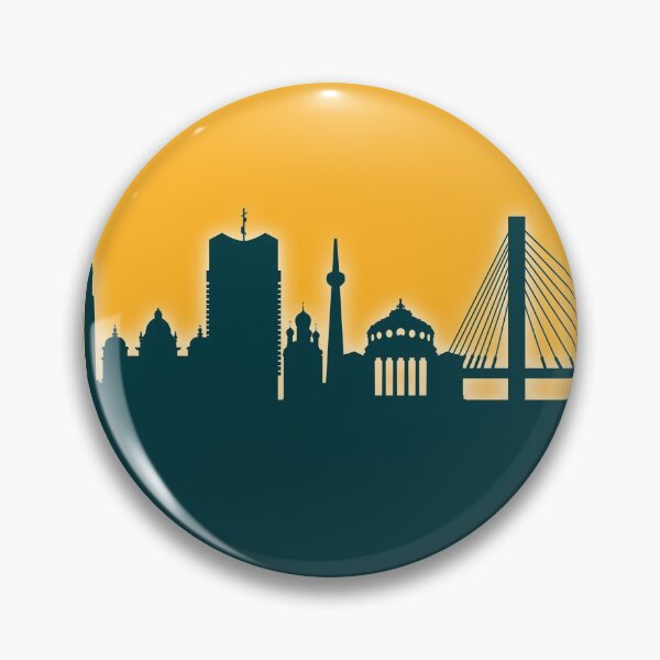 Item preview, Bucharest Romania Skyline designed and sold by ArtPrints.