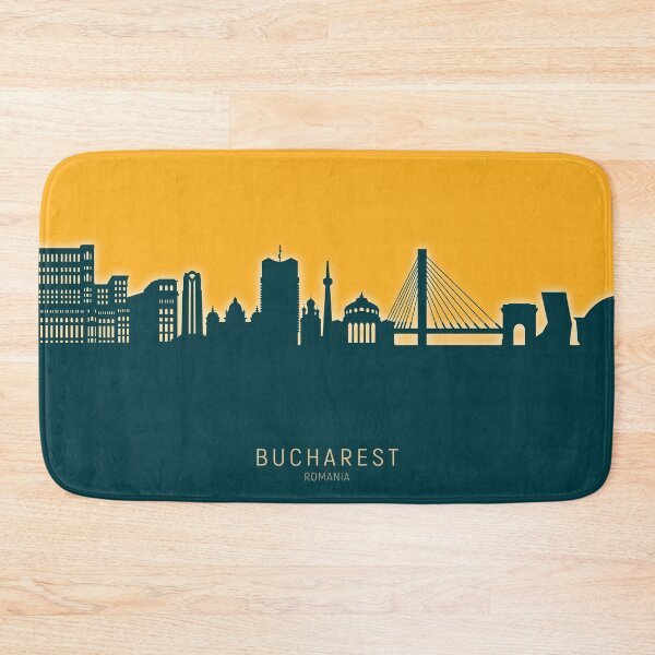 Item preview, Bucharest Romania Skyline designed and sold by ArtPrints.