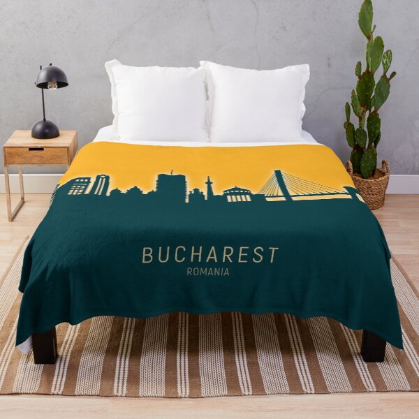 Item preview, Bucharest Romania Skyline designed and sold by ArtPrints.