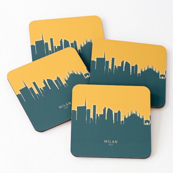 Item preview, Milan Italy Skyline designed and sold by ArtPrints.