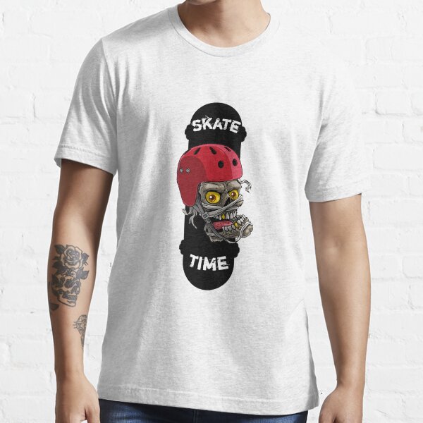 "Skateboard Skate Time Shirts Skull Skateboard t shirt Skull