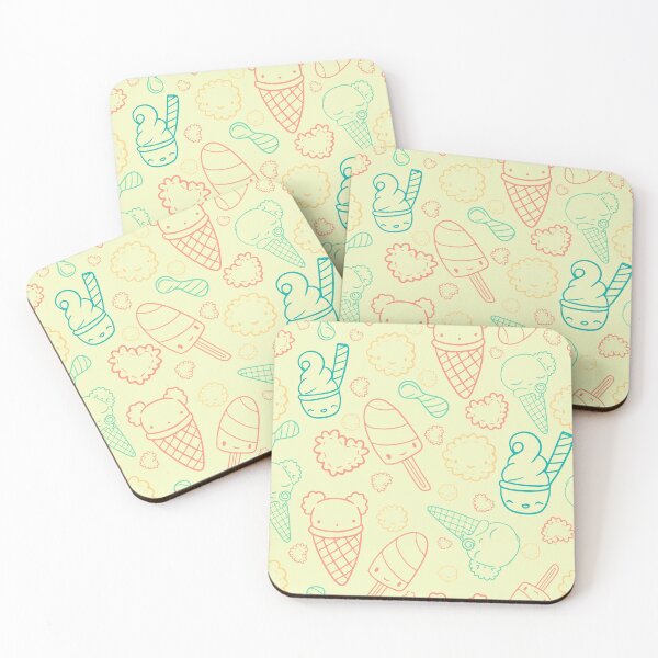 Item preview, Pastel colors Ice-cream and cookies pattern designed and sold by olyarodriguez.