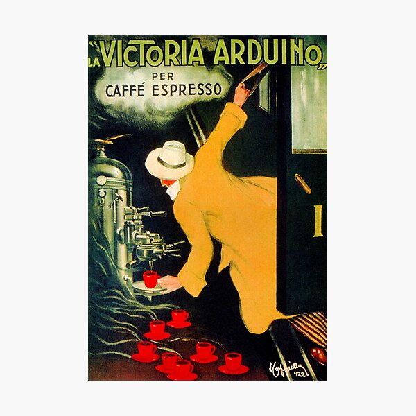 Item preview, Retro vintage Italian coffee machine advertising designed and sold by aapshop.