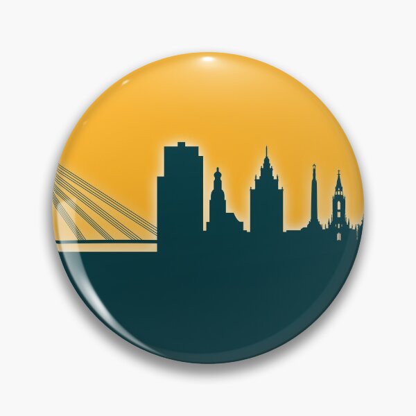 Item preview, Riga Latvia Skyline designed and sold by ArtPrints.