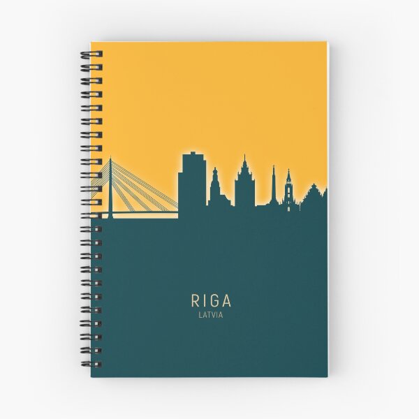 Item preview, Riga Latvia Skyline designed and sold by ArtPrints.