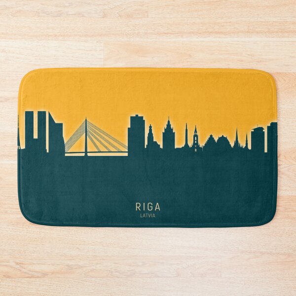 Item preview, Riga Latvia Skyline designed and sold by ArtPrints.