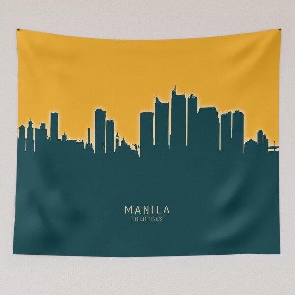 Item preview, Manila Philippines Skyline designed and sold by ArtPrints.