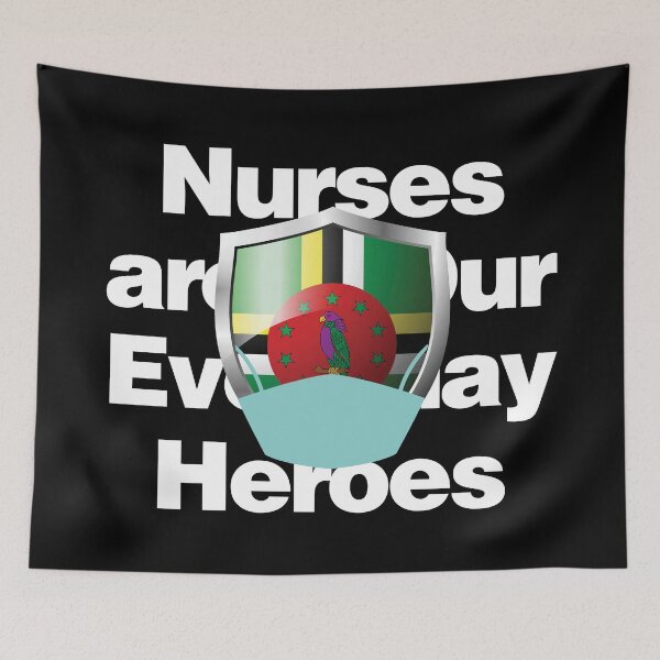 Item preview, Dominica Nurses are Everyday Heroes designed and sold by HelloFromAja.