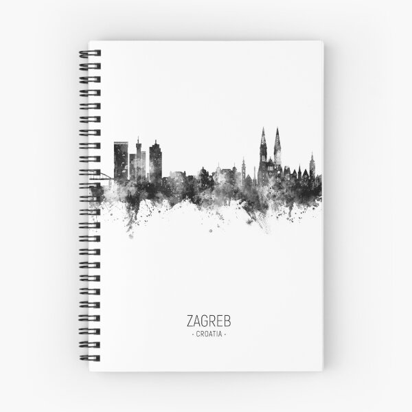 Item preview, Zagreb Croatia Skyline designed and sold by ArtPrints.