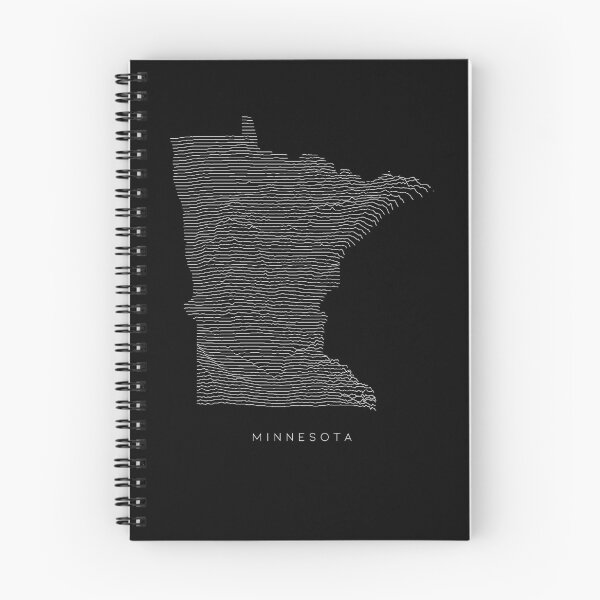 Item preview, Minnesota Map Latest Topography Rock style  designed and sold by Mad Over Store.