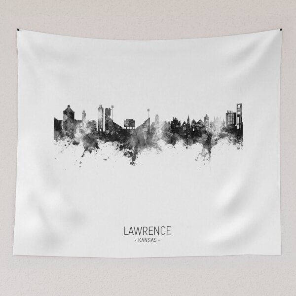Item preview, Lawrence Kansas Skyline designed and sold by ArtPrints.