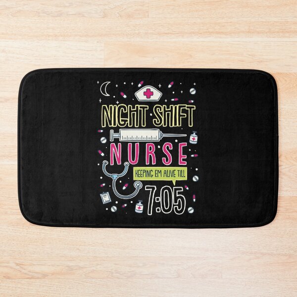 Item preview, Nachtschicht Krankenschwester Design für Krankenpfleger design designed and sold by AYDreamers.