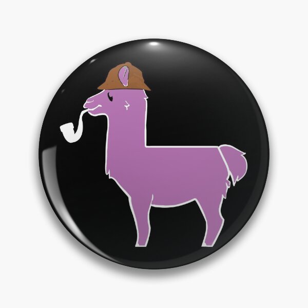 Item preview, The Great Llama Detective (Pink) designed and sold by CrimeLab.