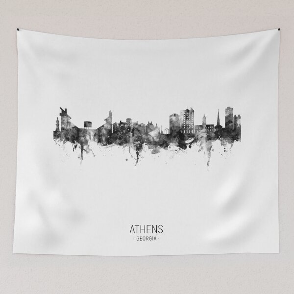 Item preview, Athens Georgia Skyline designed and sold by ArtPrints.