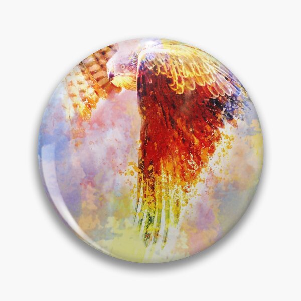 Item preview, Black Kite colourful Pop Art designed and sold by Darren Wilkes.