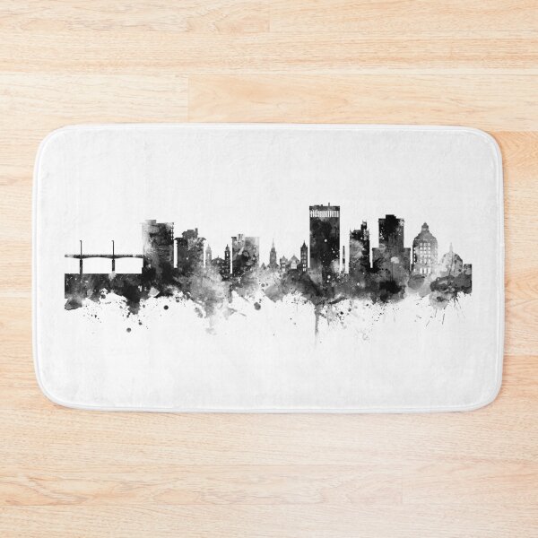 Item preview, Asheville North Carolina Skyline designed and sold by ArtPrints.