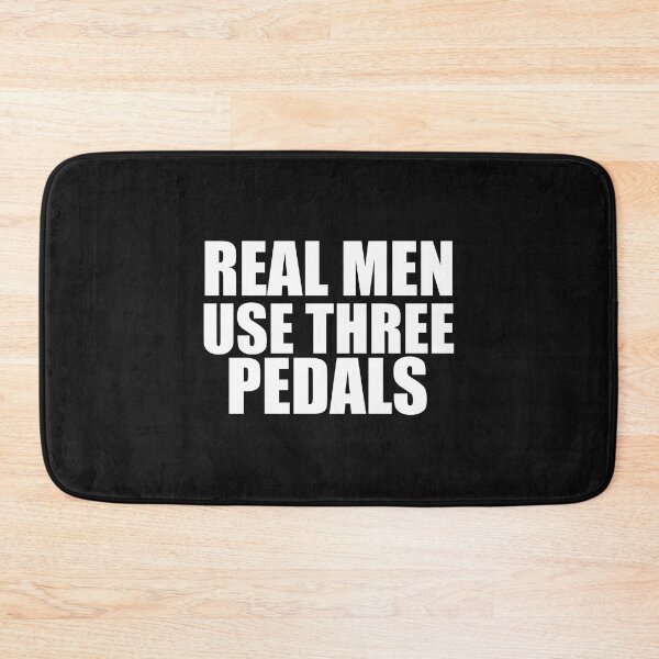Item preview, Real Men Use Three Pedals Gear Head Stick Shift Cars designed and sold by losttribe.