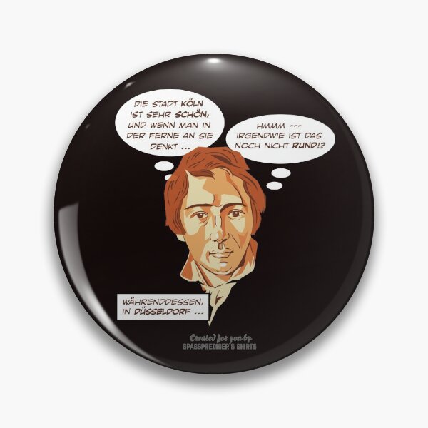 Item preview,  left-hand Rhine town called Cologne on the grain. Looking for a gift idea for Düsseldorfers with a sense of humor or literary Cologne with a sense of self-irony? You just found it !. designed and sold by Spassprediger.