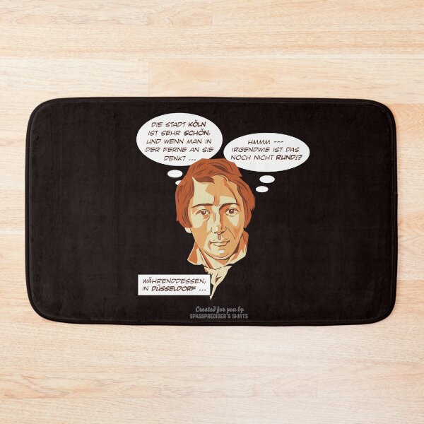 Item preview,  left-hand Rhine town called Cologne on the grain. Looking for a gift idea for Düsseldorfers with a sense of humor or literary Cologne with a sense of self-irony? You just found it !. designed and sold by Spassprediger.