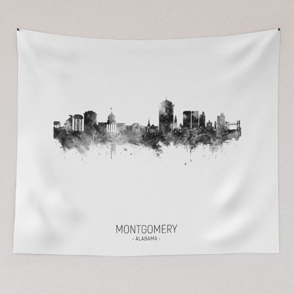 Item preview, Montgomery Alabama Skyline designed and sold by ArtPrints.