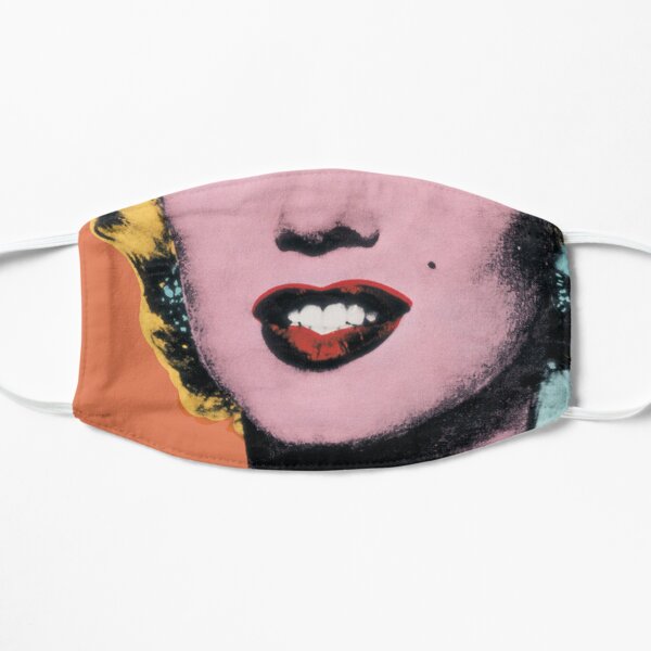 inspiré par la série emblématique de portraits créée par Andy Warhol à partir de la légendaire Marilyn Monroe. Masque sans plis