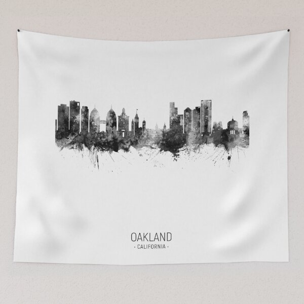 Artikelvorschau, Oakland California Skyline entworfen und verkauft von ArtPrints.