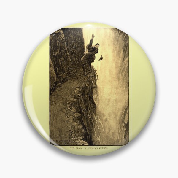 Item preview, Death Of Sherlock Holmes - (Final Problem Vintage Illustration) designed and sold by CrimeLab.