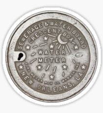 Crescent City Water Meter Cover Sticker