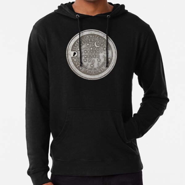 Crescent City Water Meter Cover Lightweight Hoodie