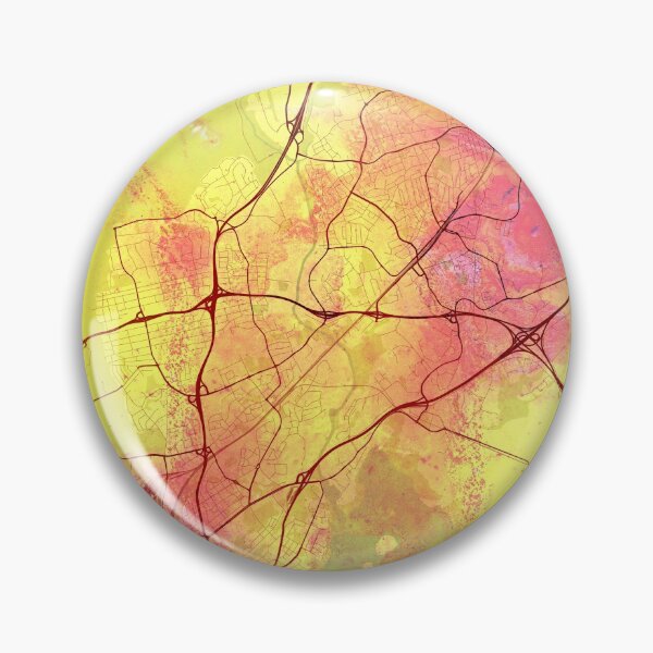 Item preview, Helsinki Finland Street Map Yellow Planet designed and sold by IvonDesign.