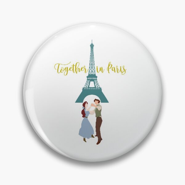 Holy Pins Together in Paris Rose Gold Anastasia sold pin