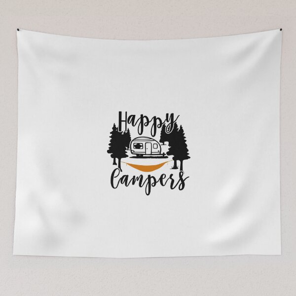 Item preview, Happy Camper Quote, special gift for Campers or Van lifers, Modern Nomads, Van Lovers, Mountaineers designed and sold by popotamfriends.