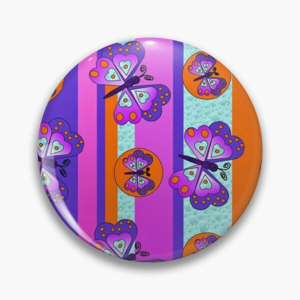 Item preview, Butterfly stripe print designed and sold by OakendOriginals.