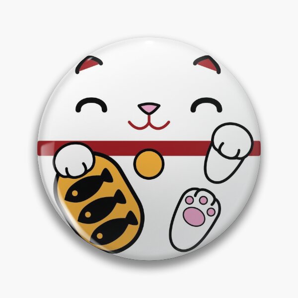 Item preview,  Round lucky cat Maneki Neko designed and sold by Citas-Paintbox.