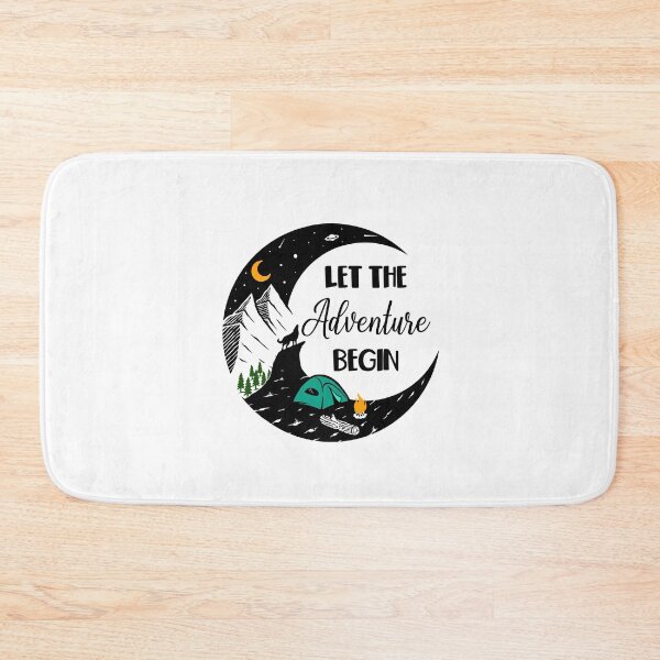 Item preview, Let the Adventure Begin, Camper Quote, special gift for Campers or Van lifers, Modern Nomads, Van Lovers, Mountaineers designed and sold by popotamfriends.