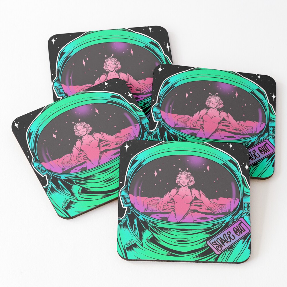 Item preview, Coasters (Set of 4) designed and sold by Rachdoestattoos.