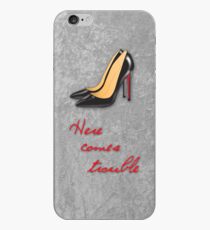 Here Comes Trouble iPhone Case