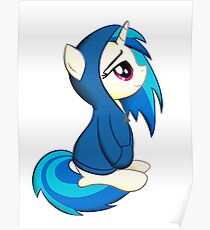 Vinyl Scratch - Lost in Thought Print Poster