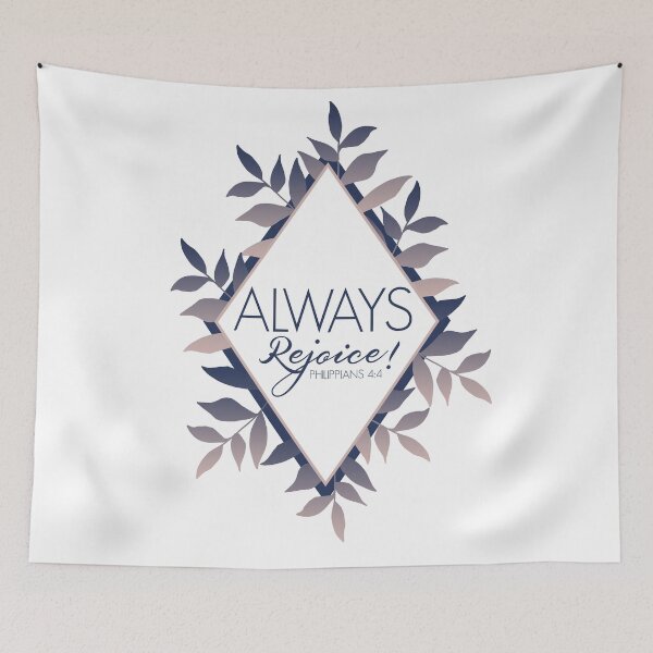 Item preview, ALWAYS REJOICE - BLUE TROPICAL DIAMOND designed and sold by Yesido.