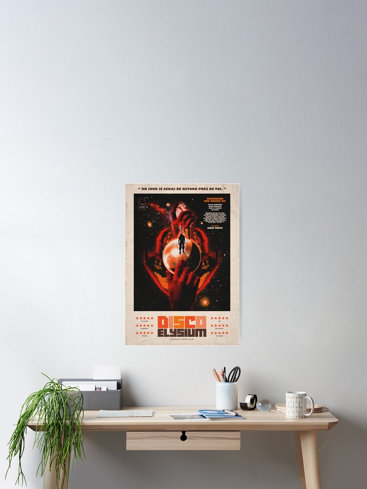 Thumbnail 2 of 3, Poster, Disco Elysium One Sheet designed and sold by fragiledesignco.