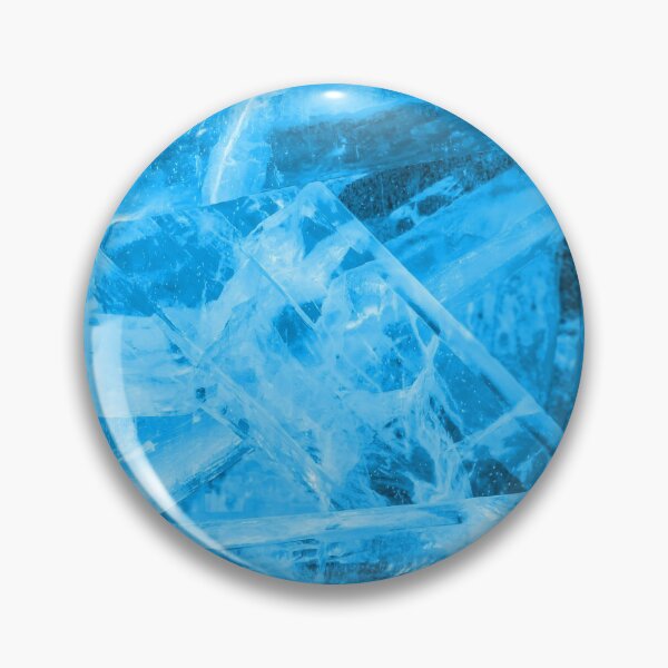 Item preview, Giant colored ice crystals in light blue Harbin China designed and sold by NerdySherds.