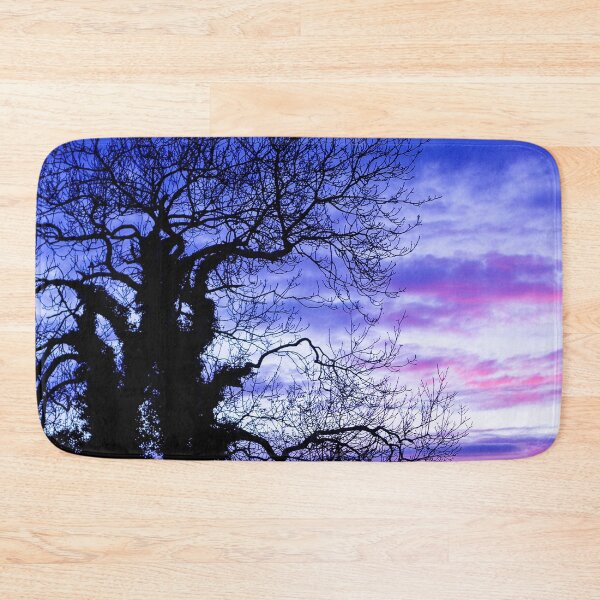 Item preview, Winter Ash Tree Purple Sunset designed and sold by FOLK ART FUSION by heidiannemorris.
